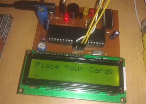 rfid based library management system project using 8051|8051 micro controller rfid.